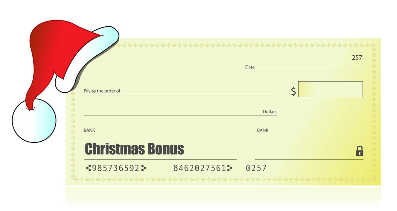 Christmas bonus check in QuickBooks